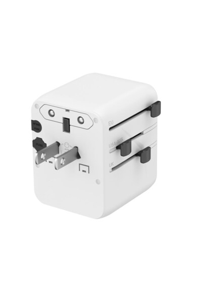 Gembird ADAPTOR DE ALIMENTARE DE CĂLĂTORIE 20W/ALB TPA-1A2C20-01-W