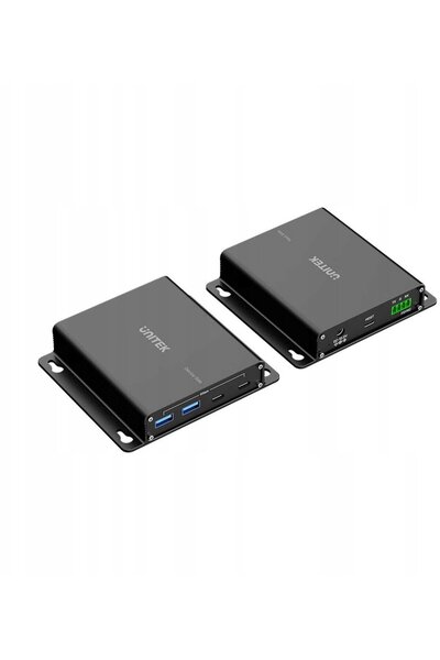 Unitek Cablu USB 5 Gb/s 100 m prin Ethernet cu hub