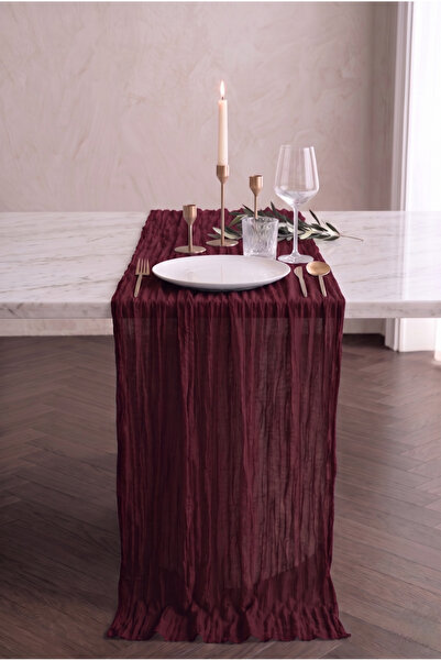 Soft Kare Față de masă din tul boem, 100% bumbac, decor modern pentru casă, s...