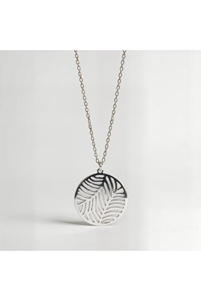 Oria Jewelry 925 silver necklace leaves