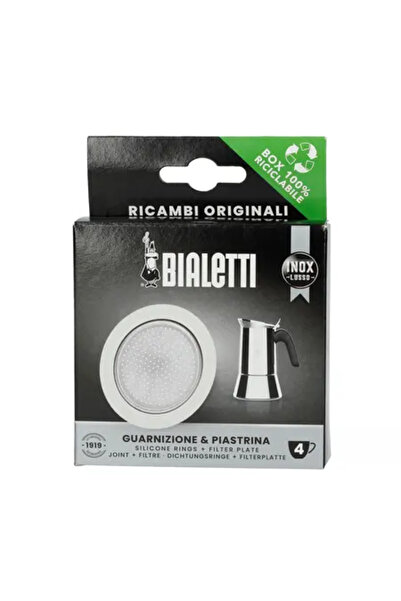 Bialetti - Uszczelka + sitko do kawiarek stalowych 4tz