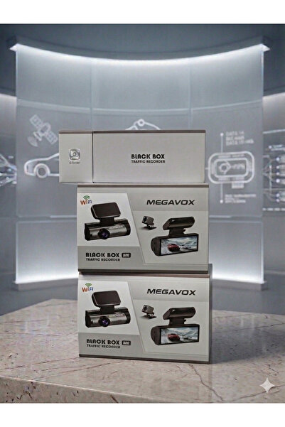 megavox M-8 3.16" DVR Araç İçi Kamerası Lcd Ekranlı Gece Görüşlü 2 Kameralı G...
