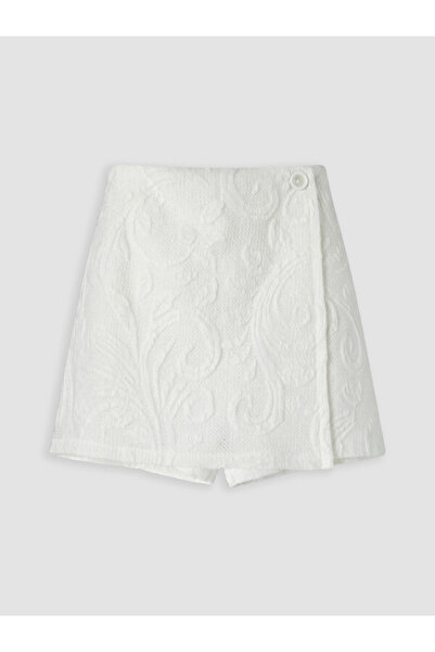 LC Waikiki Timeless Clothing & Timeless Choices Embroidered Girls' Shorts Skirt