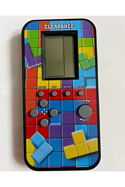 mavi su dünyası Oyuncak Tetris Game Renk Temalı 13 Cm x 7 Cm