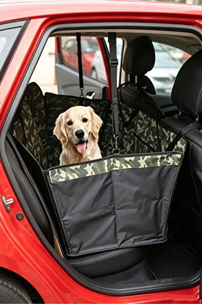 Meng tuo Camouflage pet car seat rear anti-dirty and waterproof dog car nest ...