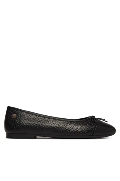 Michael Kors SİYAH KADIN BABET MONOGRAM BALLERINA