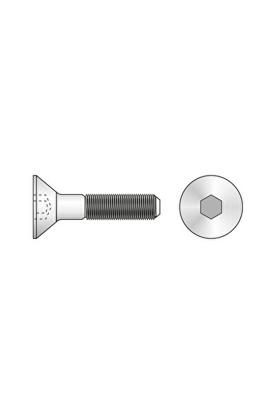 Rocast Set 500 x Surub Cap Inecat Locas Inbus DIN 7991 Otel Gr.10.9-M3 x 14