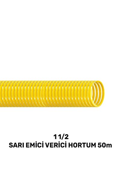 SGS SGS4359 1 1/2 Sarı Emici Verici Hortum 50 Metre