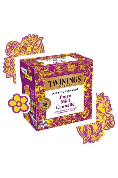 Twinings Pear Honey and Cinnamon Flavored Herbal Tea 20 Cups of Bags
