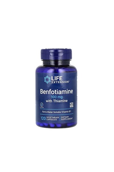 Life Extension Benfotiamine with Thiamine 100mg 120 capsule -