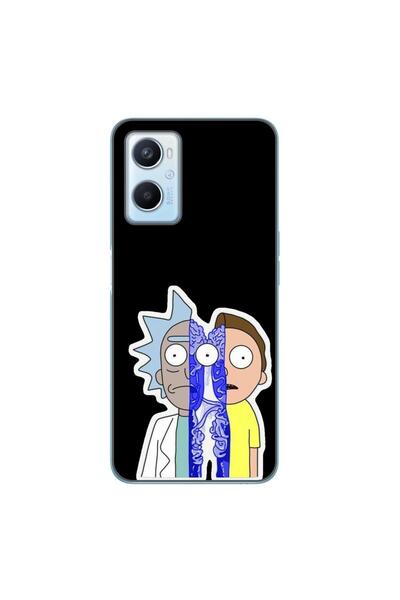 OEM Θήκη συμβατή με Oppo A96 4G, από σιλικόνη gel TPU, με σχέδιο Rick And Mor...