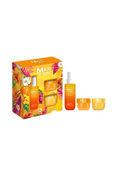 MAR.e.SOL مار.اي. طقم الكراميل المملحه و الفستق ( معطر جسم 90مل + مقشر جسم 10...