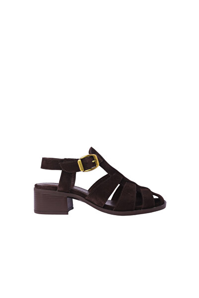 Hobby Women's Suede Heeled Sandals