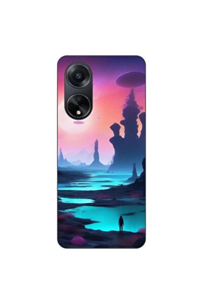 OEM Husa compatibila cu Oppo A98 5G Silicon Gel Tpu Model Mystic Planet