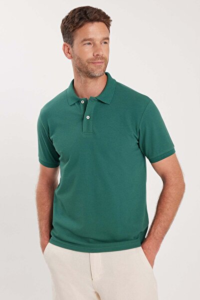 Tudors Men's Slim Fit Premium Series 100% Cotton Soft Textured Mercerized Gre...