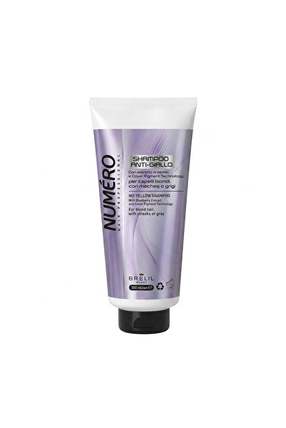 NUMERO Brelil Numero anti-yellow tinting shampoo, with blueberry extract, 300 ml