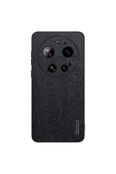 sscase Wood Texture Σκληρή Θήκη Black (Xiaomi 17 Ultra 5G)