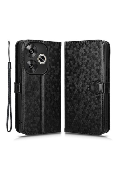 sscase Honeycomb Θήκη Πορτοφόλι Black (Xiaomi Poco F6 5G)