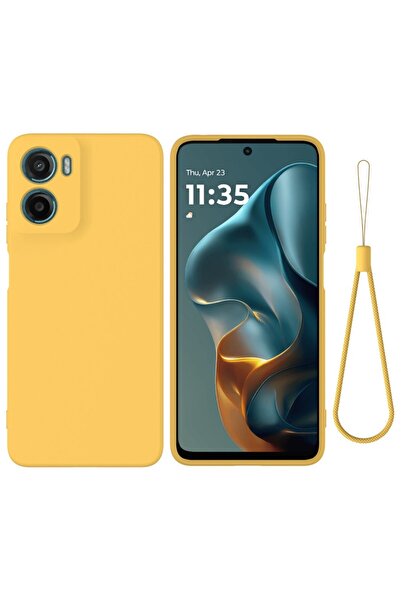 sscase Solid Color Θήκη Σιλικόνης Yellow (Motorola Moto E15 / G05)