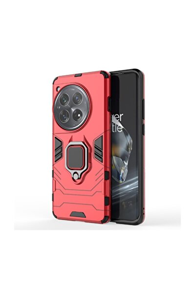 sscase Magnetic Ring Σκληρή Θήκη με Δαχτυλίδι Red (OnePlus 12 5G)
