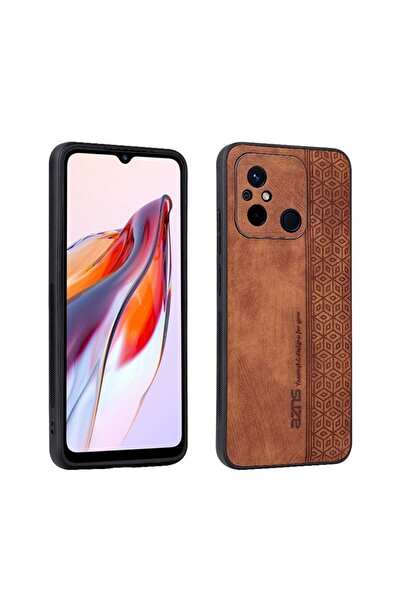 sscase AZNS 3D Embossed Σκληρή Θήκη Brown (Xiaomi Redmi 12C)