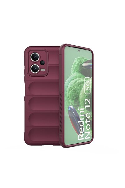 sscase Magic Shield Θήκη Σιλικόνης Wine Red (Xiaomi Redmi Note 12 5G/Poco X5 5G)