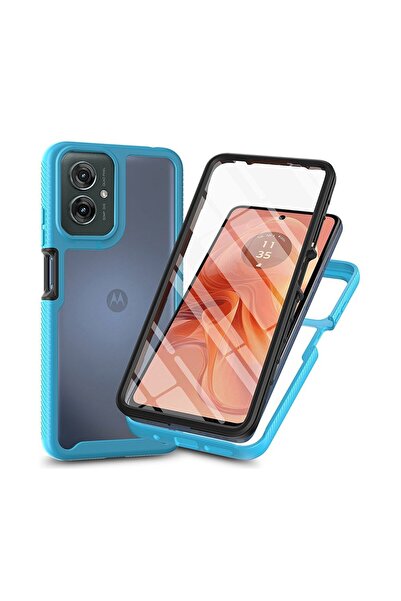 sscase 360 Degrees Coverage Σκληρή Θήκη Baby Blue (Motorola Moto G55 5G)