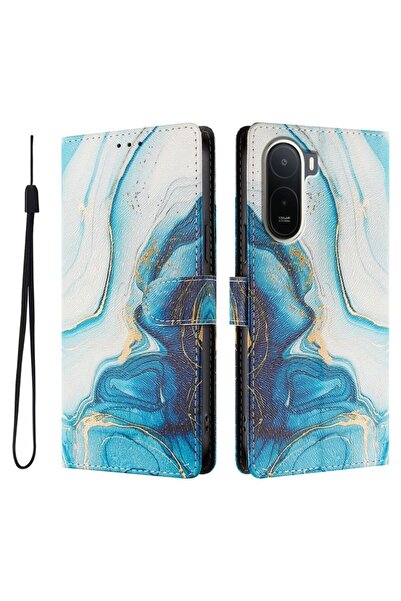 sscase Colored Drawing Θήκη Πορτοφόλι Blue Marble (Xiaomi Redmi A7 Pro 4G)