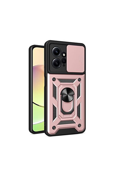 sscase Sliding Camera Σκληρή Θήκη με Δαχτυλίδι Rose Gold (Xiaomi Redmi Note 1...