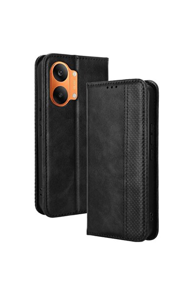 sscase Retro Θήκη Βιβλίο Black (Xiaomi Poco X8 Pro Max 5G)