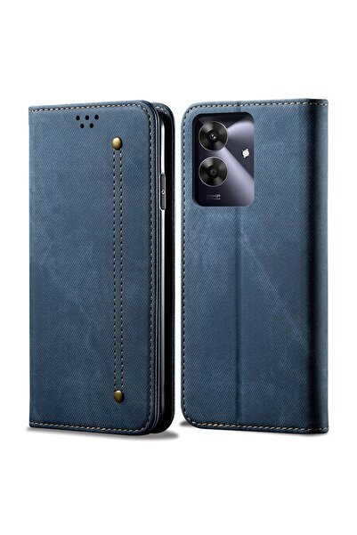 sscase Denim Texture Θήκη Βιβλίο Blue (Realme Note 60 4G)