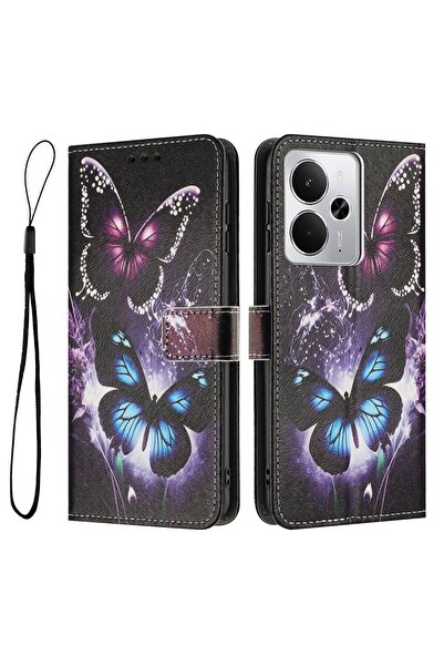 sscase Colored Drawing Θήκη Πορτοφόλι Two Butterflies (Realme 14 5G / 14T 5G)