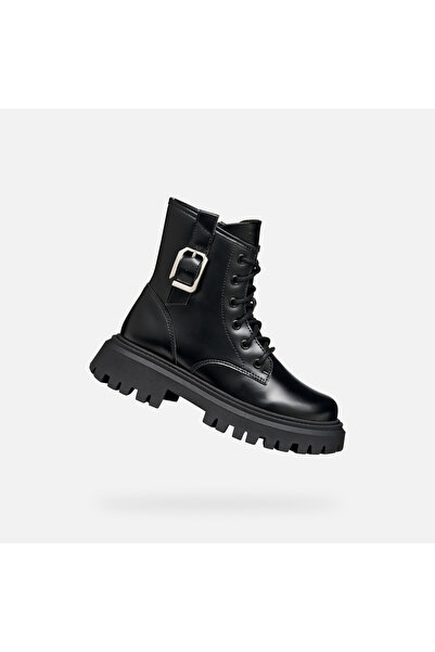 Geox Pantofi negri de damă până la gleznă Maquinnens