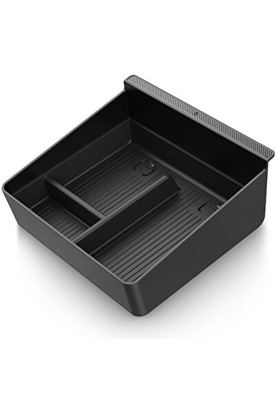 Spigen Organizator consolă Tesla (partea inferioară), negru - Tesla Model 3 2024