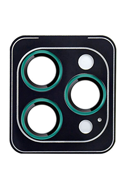 Fuchsia Urr iPhone 13 Pro Max Titanium Alloy Ar Camera Lens Protector - Green