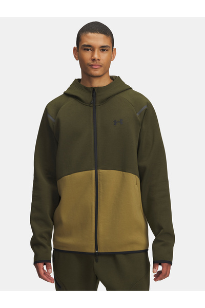 Under Armour Pánská mikina UA Unstoppable Flc FZ HD EU-GRN