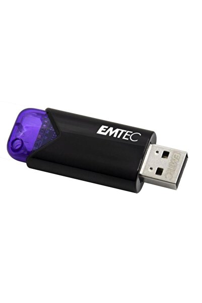 Emtec Stick USB B110 Click Easy, 128GB, USB 3.2, Mov/Negru