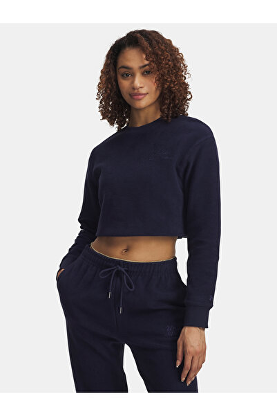 Under Armour Hanorac de damă Icon Terry Varsity Crew-BLU