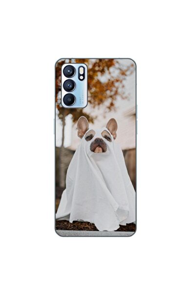 OEM Husa compatibila cu Oppo Reno6 5G Silicon Gel Tpu Model Halloween Catel C...