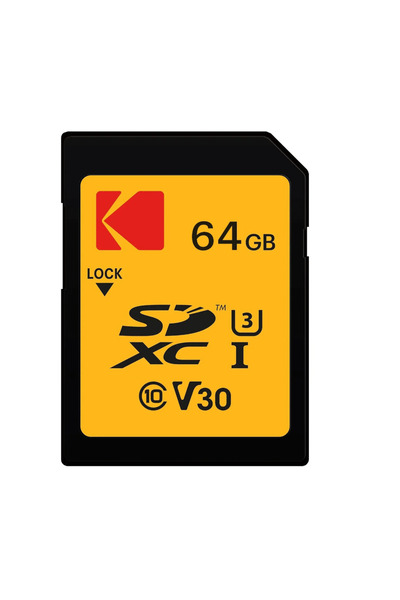 Kodak Премиум карта памет с висока производителност, 64GB, Клас 10, SDXC