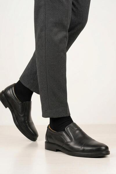 Dericibey 07-L1 Men's Orthopedic Comfortable Sole Genuine Leather Shoes