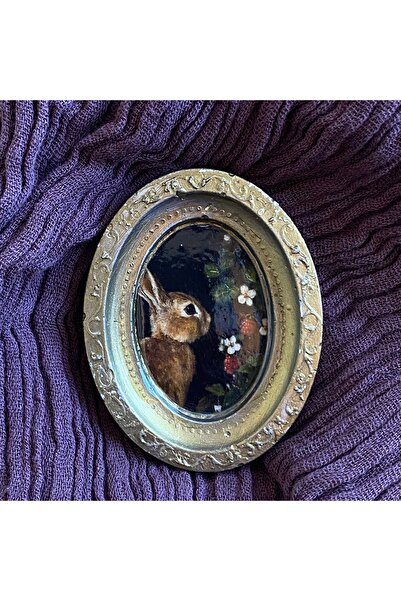 Nesteren Atölye Vintage Tasarım Dekoratif Mini Tablo - Magnet & Duvar Süsü -A...
