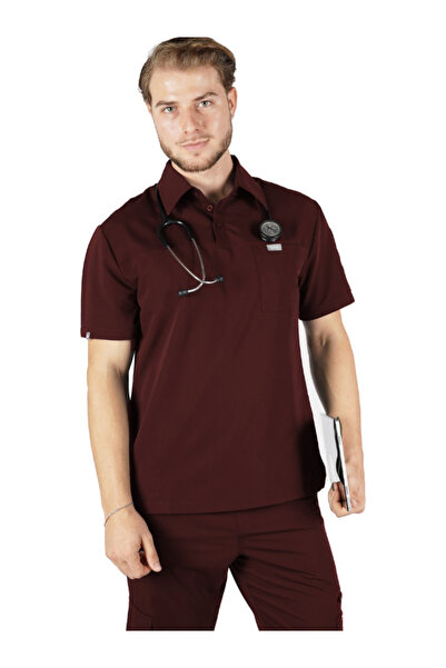 VITA UNIFORM Polo Yakalı VITA Scrubs Medikal Forma Erkek Üst Giyim