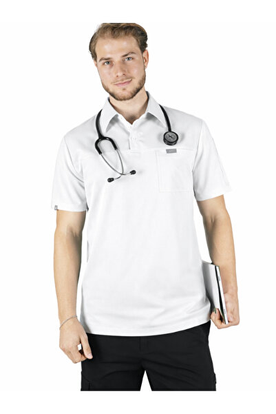 VITA UNIFORM Polo Yakalı VITA Scrubs Medikal Forma Erkek Üst Giyim