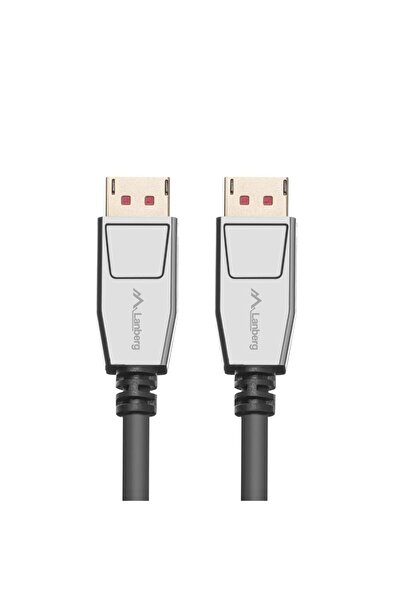 Lanberg 42898 Премиум DisplayPort 1.4 мъжки към мъжки кабел, 1м, 8K 60Hz, HDR...