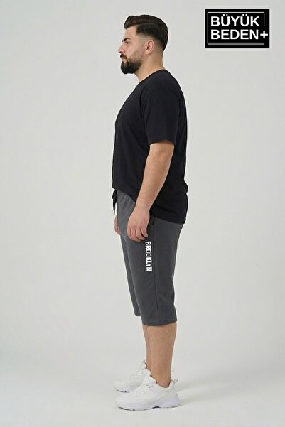 Superlife Big Size Men's Capri Shorts Brooklyn Printed Comfortable Fit 3Xl-6X...