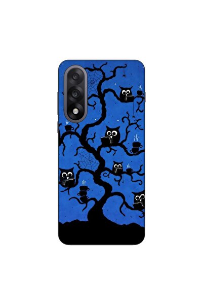 OEM Husa compatibila cu OnePlus Nord 5 Silicon Gel Tpu Model Halloween Tree Owls