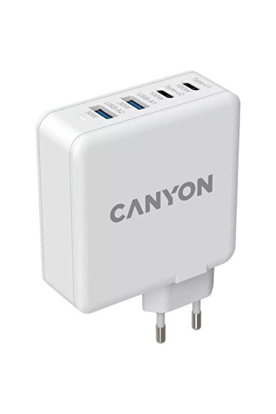 CANYON Ασύρματος Φορτιστής GaN Με 2 Θύρες Εξόδου USB-A Και 2 Θύρες Εξόδου USB...