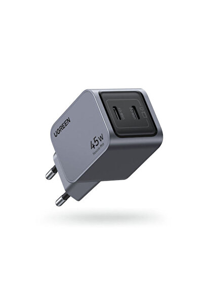 Ugreen Φορτιστής χωρίς καλώδιο GaN με 2 θύρες USB-C, 45W Power Delivery / Qui...