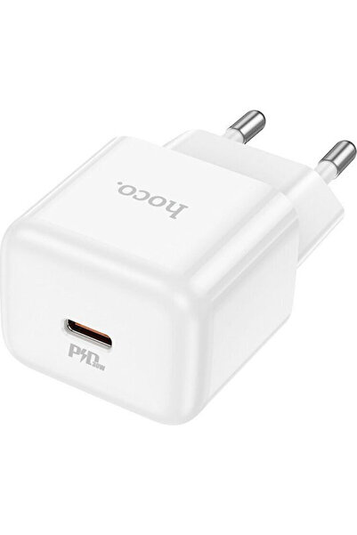 hoco. Φορτιστής Hoco Χωρίς Καλώδιο με Θύρα USB-C 30W Power Delivery Λευκό (N3...